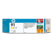 HP 91 - C9469A - Cartouche d'encre - 1 x jaune à pigments - 775 ml