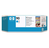 HP 90 - C5055A - Tête d'impression et dispositif de nettoyage - 1 x cyan
